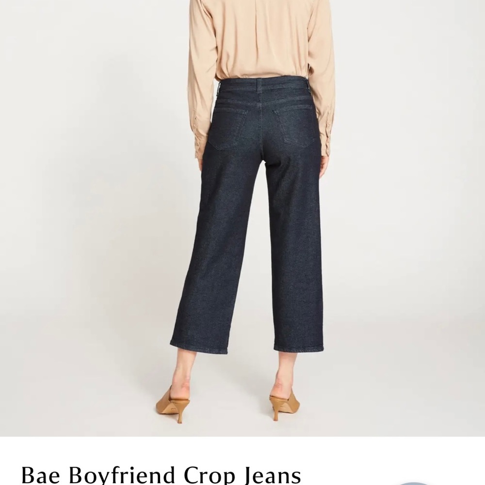 Universal Standard Bae Boyfriend Crop Jeans // size M/16/18/1X